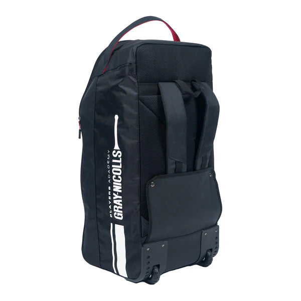 Gray-Nicolls Players Academy Wheelie Duffle  Cricket Bag - Black