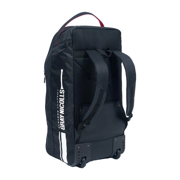 Gray-Nicolls Players Academy Wheelie Duffle  Cricket Bag - Black