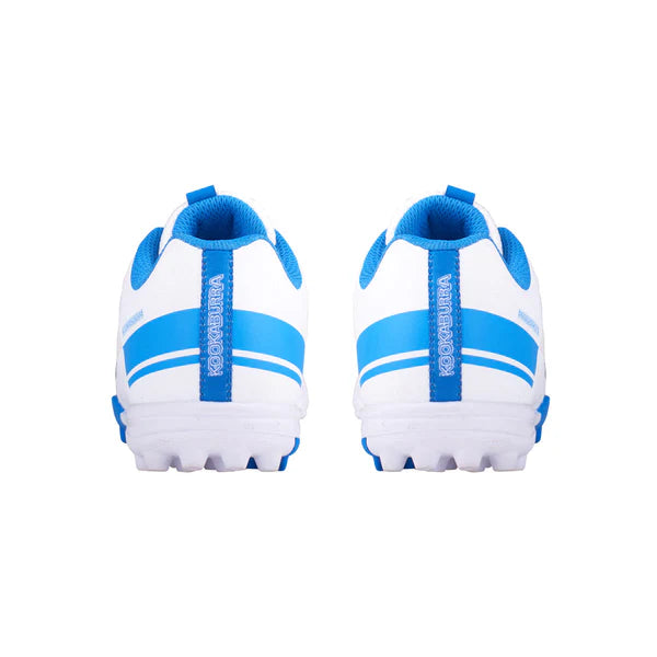Kookaburra KC 5.0 Junior Cricket Rubber Shoes - White-Royal (2024)