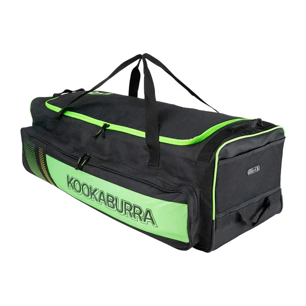 Kookaburra 4500 Wheelie Bag 2025 (Black-Green)