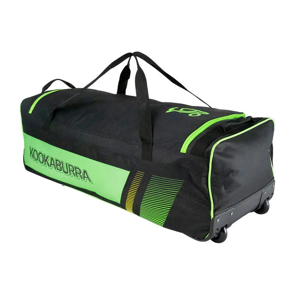 Kookaburra 4500 Wheelie Bag 2025 (Black-Green)