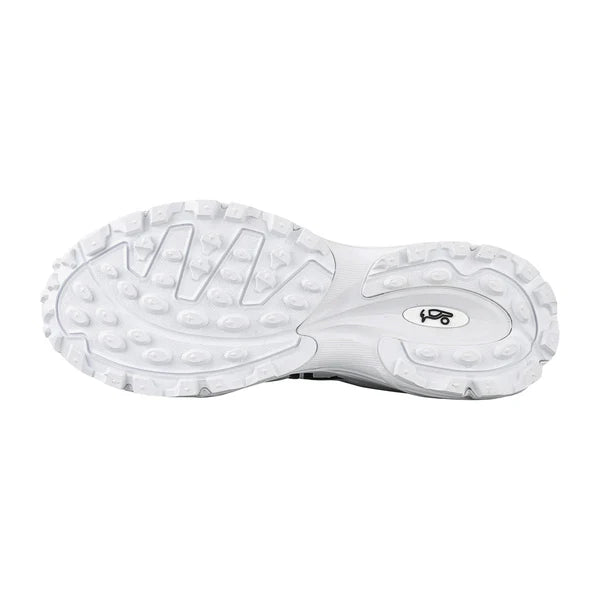 Kookaburra KC 3.0 Junior Cricket Rubber Shoes - White-Gold (2025)