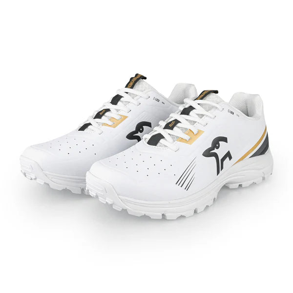 Kookaburra KC 3.0 Junior Cricket Rubber Shoes - White-Gold (2025)