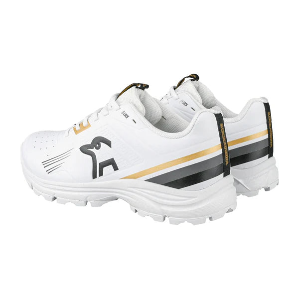 Kookaburra KC 3.0 Junior Cricket Rubber Shoes - White-Gold (2025)