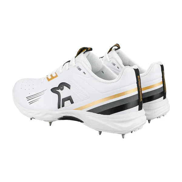Kookaburra KC 3.0 Cricket Spikes - Gold-White (2025)