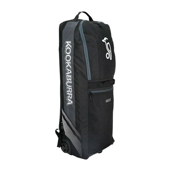 Kookaburra WD5000 Wheelie Duffle Bag 2025 (Black-Gray)