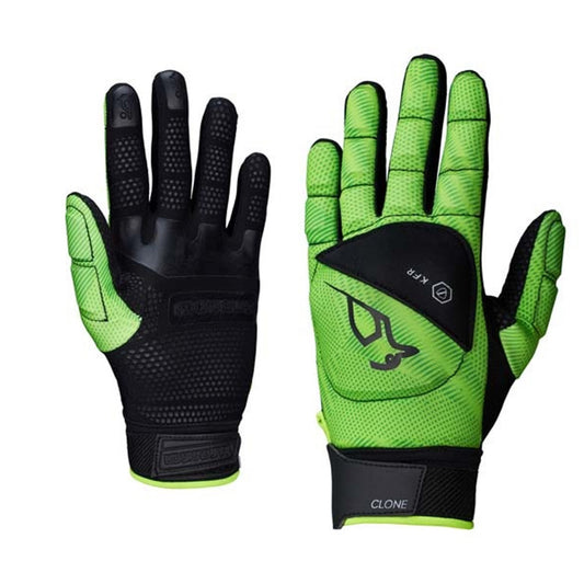 Kookaburra Clone Hockey Glove Hand Guard - Lime Green (L-H)