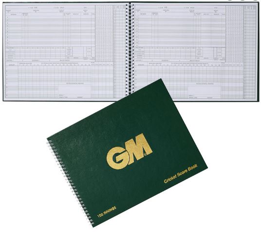 Gunn & Moore 100 innings hardback scorebook