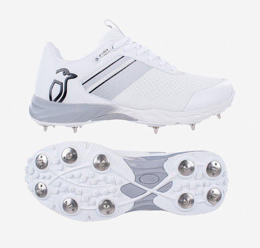 Kookaburra KC 2.0 Junior Cricket Shoes (White-Grey-2023)