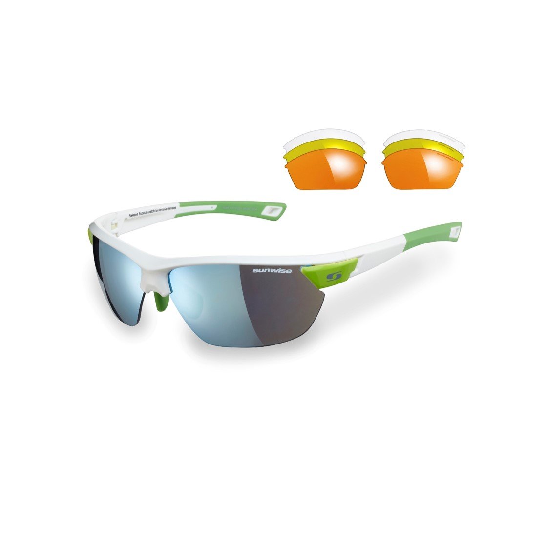 Sunwise Kennington White Sunglasses