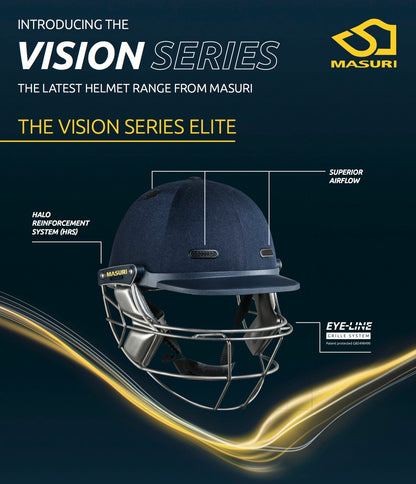 Masuri Vision Elite Steel Cricket Helmet