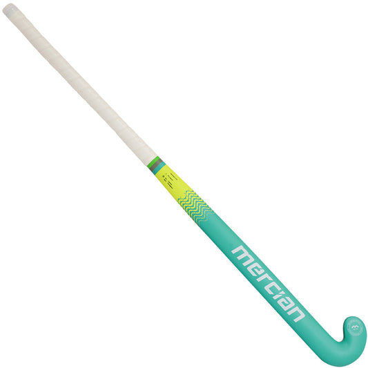 Mercian Genesis CF5 Hockey Stick -Black-Green-Yellow (2021-22)