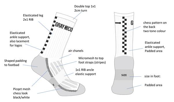 Gray Nicolls T20 Cricket Socks