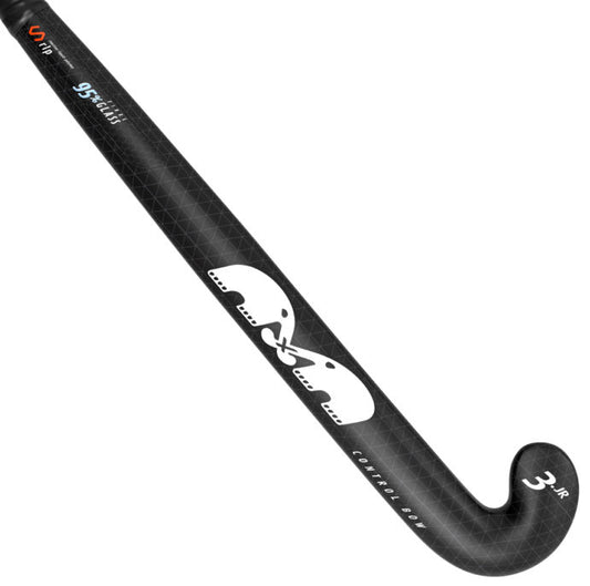 TK 3 Jnr Control Bow Black Junior Hockey Stick (2022-23)