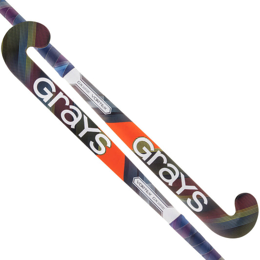 Grays GX-CE Ultrabow Vortex Junior Composite Hockey Stick - Black-Yellow