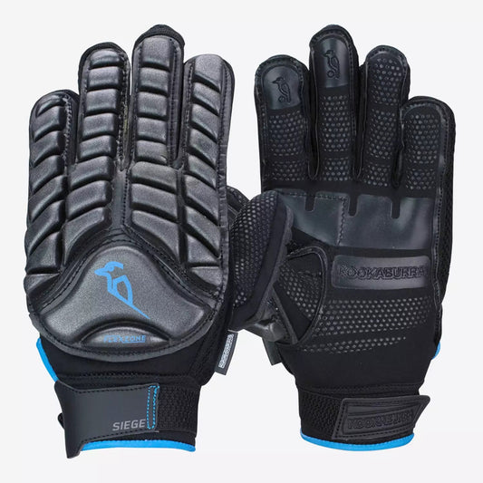 Kookaburra Siege Right Hand Hockey Glove (Black-Blue)