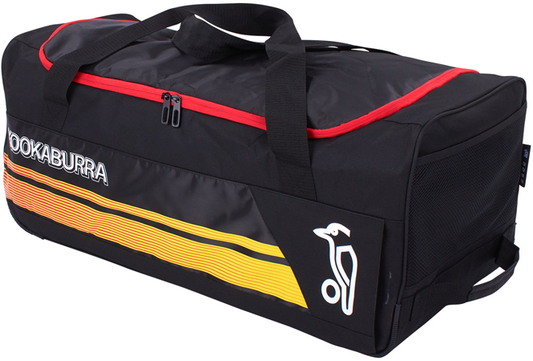 Kookaburra 9500 Wheelie Bag (Black-Yellow)