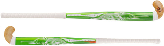 TK Freedom Midi Green Wood Hockey Stick (Junior)