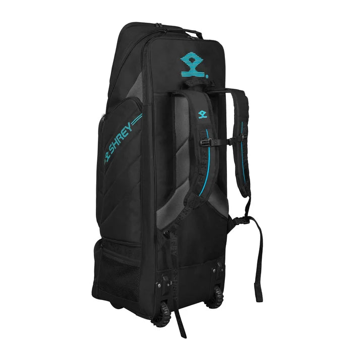 Shrey Meta Duffle Wheelie 120 Bag - Black