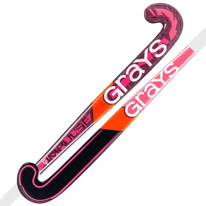 Grays Impulse GT Hockey Stick - Red Black (2026/27)