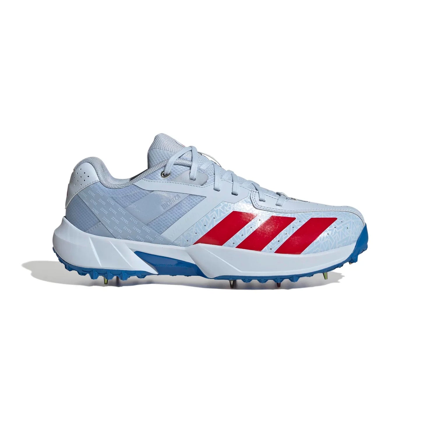Adidas 22 YDS Incurza Spike Cricket Shoes - Crystal Sky (2026)