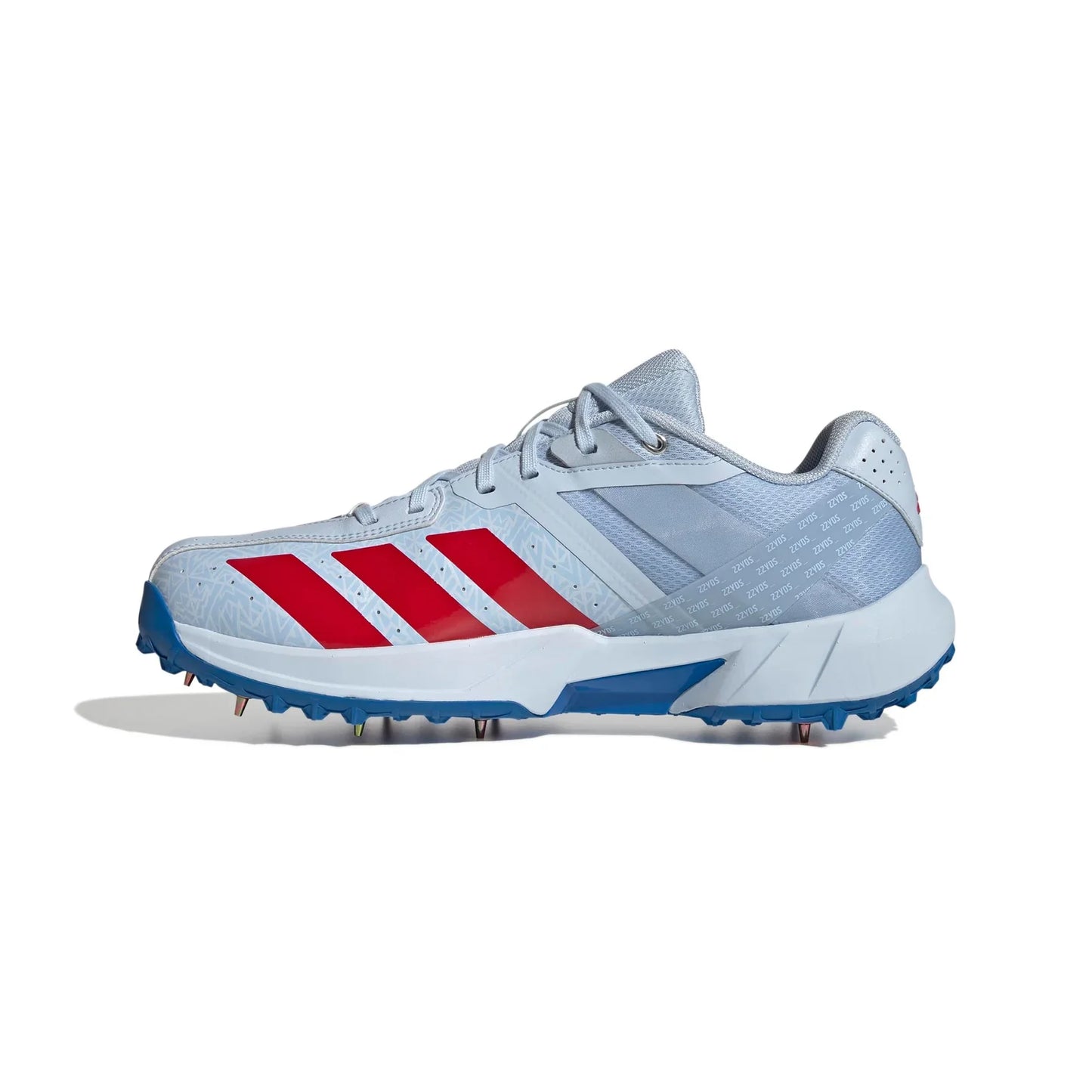 Adidas 22 YDS Incurza Spike Cricket Shoes - Crystal Sky (2026)