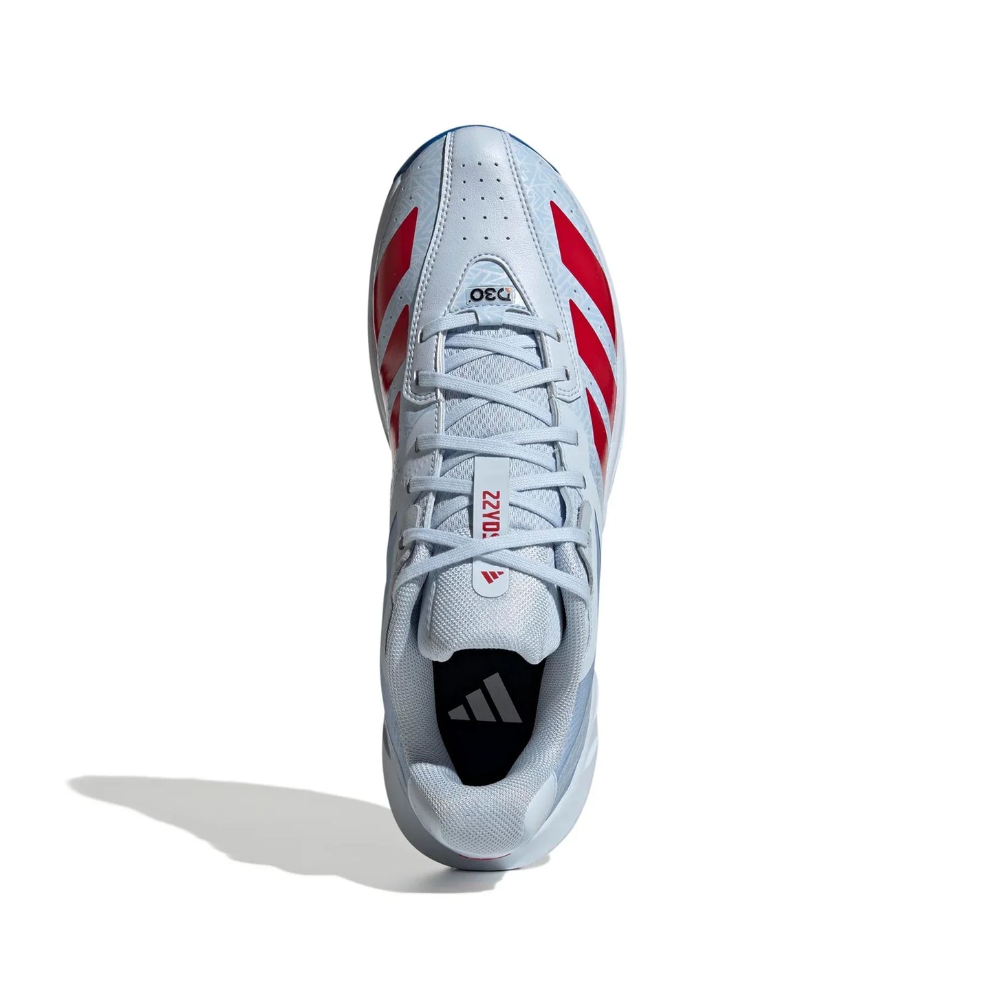 Adidas 22 YDS Incurza Spike Cricket Shoes - Crystal Sky (2026)