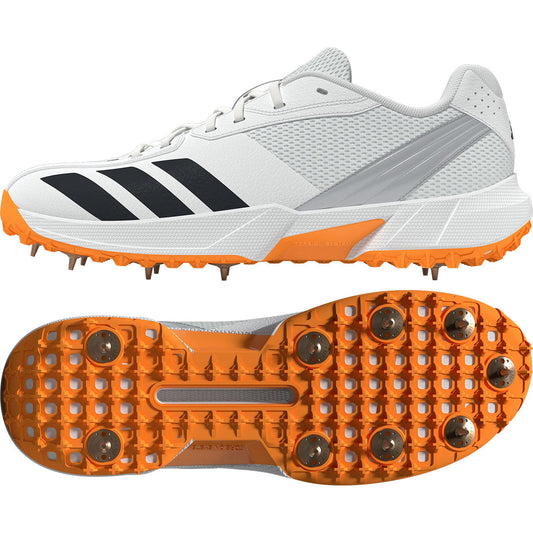 Adidas 22 YDS Spike Cricket Shoes - White (2026)