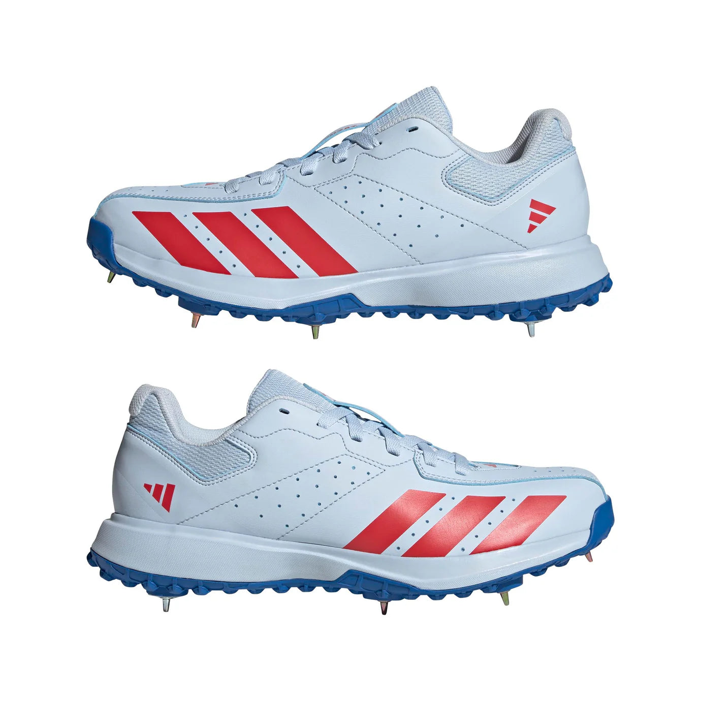 Adidas Howzat Spike Cricket Shoes - Crystal Sky (2026)