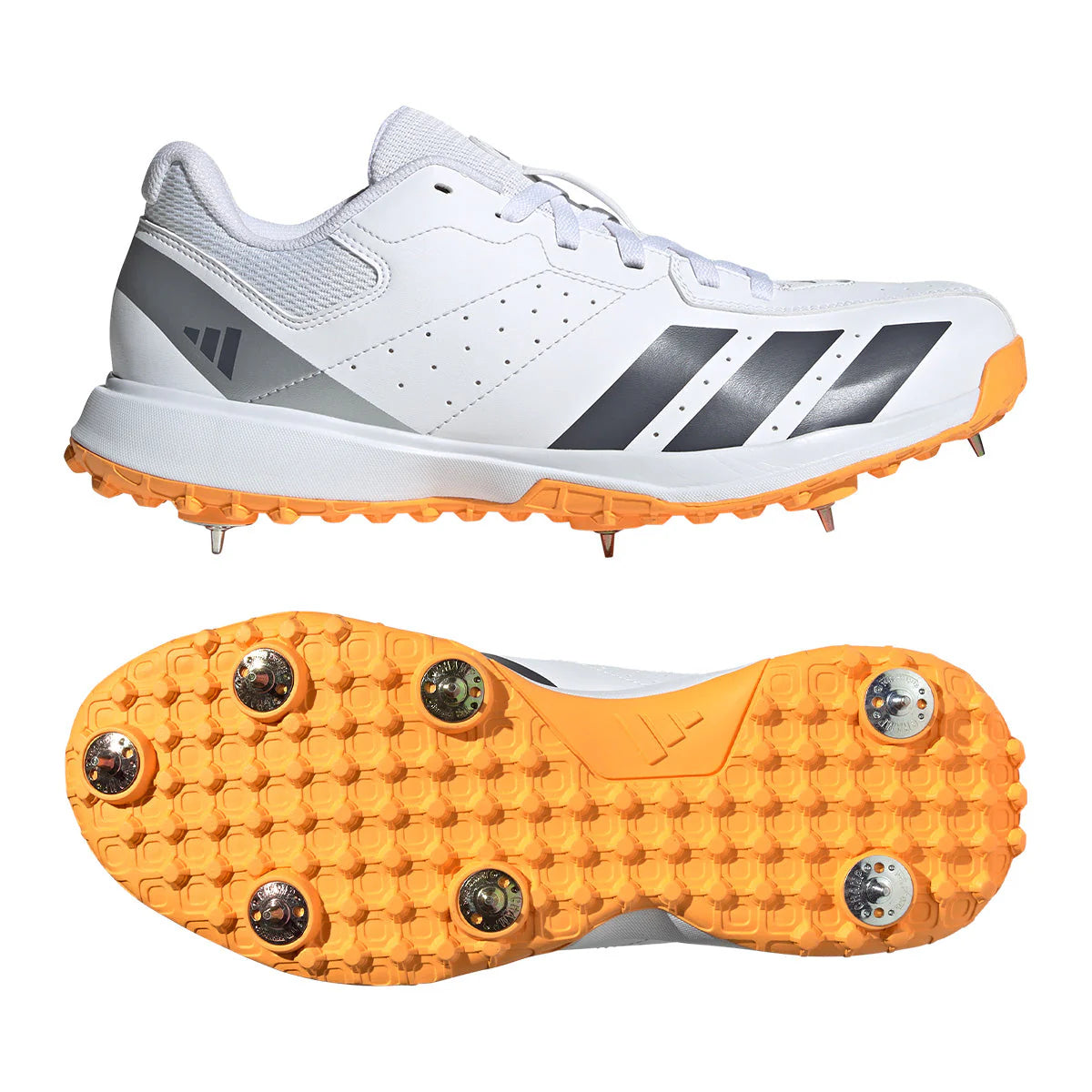 Adidas Howzat Spike Cricket Shoes - White (2026)