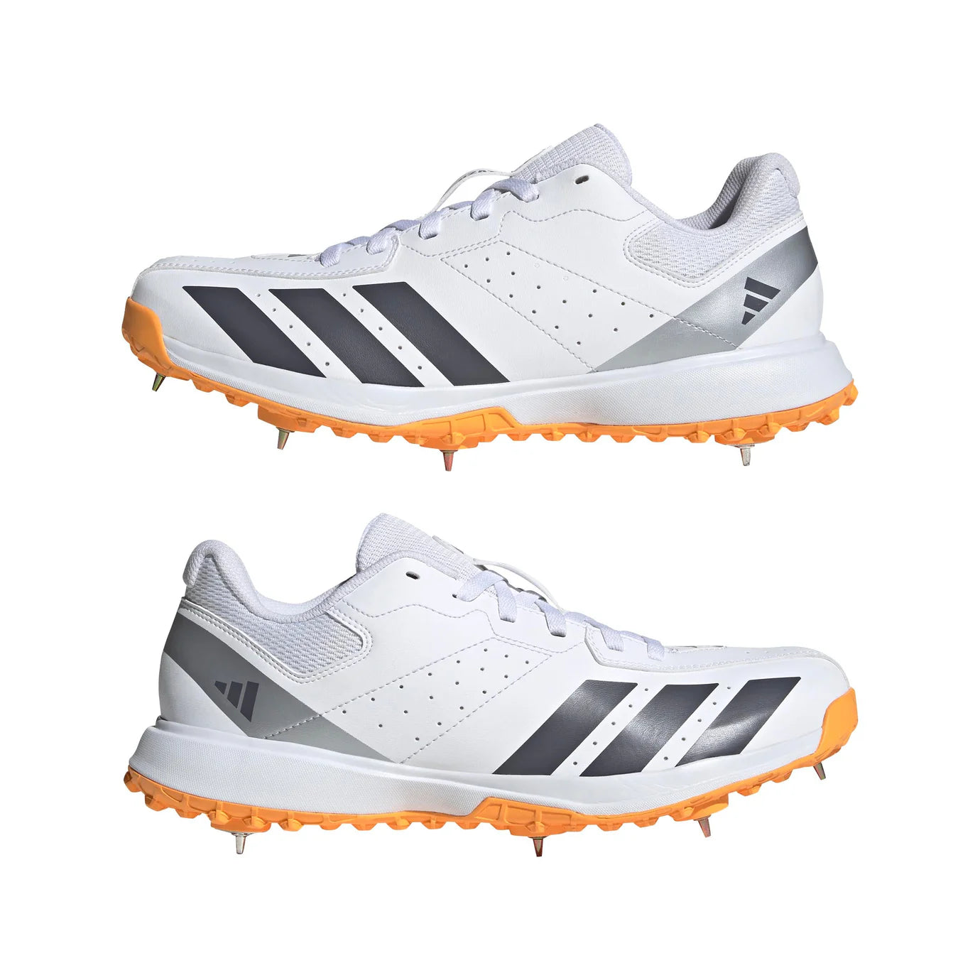 Adidas Howzat Spike Cricket Shoes - White (2026)