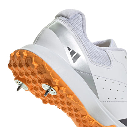 Adidas Howzat Spike Cricket Shoes - White (2026)