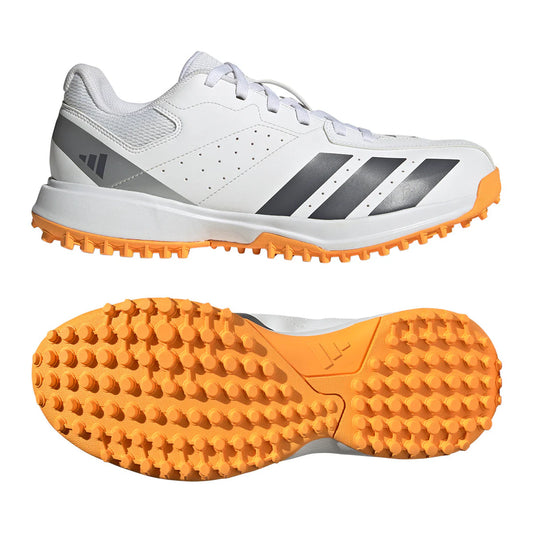 Adidas Howzat Spikeless Cricket Shoes - White 2026