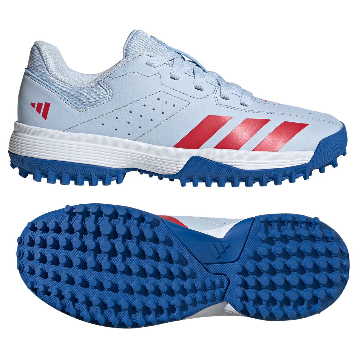 Adidas Howzat Spikeless Junior Cricket Shoes - Crystal Sky 2026