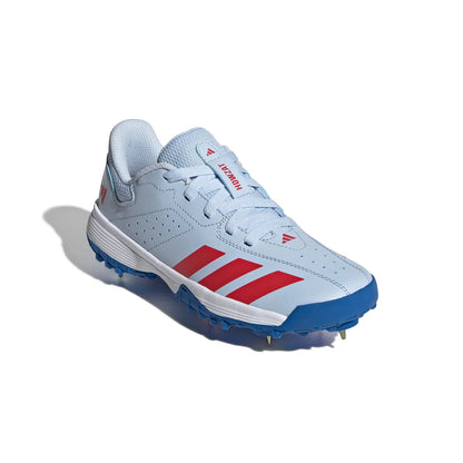 Adidas Howzat Spike Junior Cricket Shoes - Crystal Sky 2026