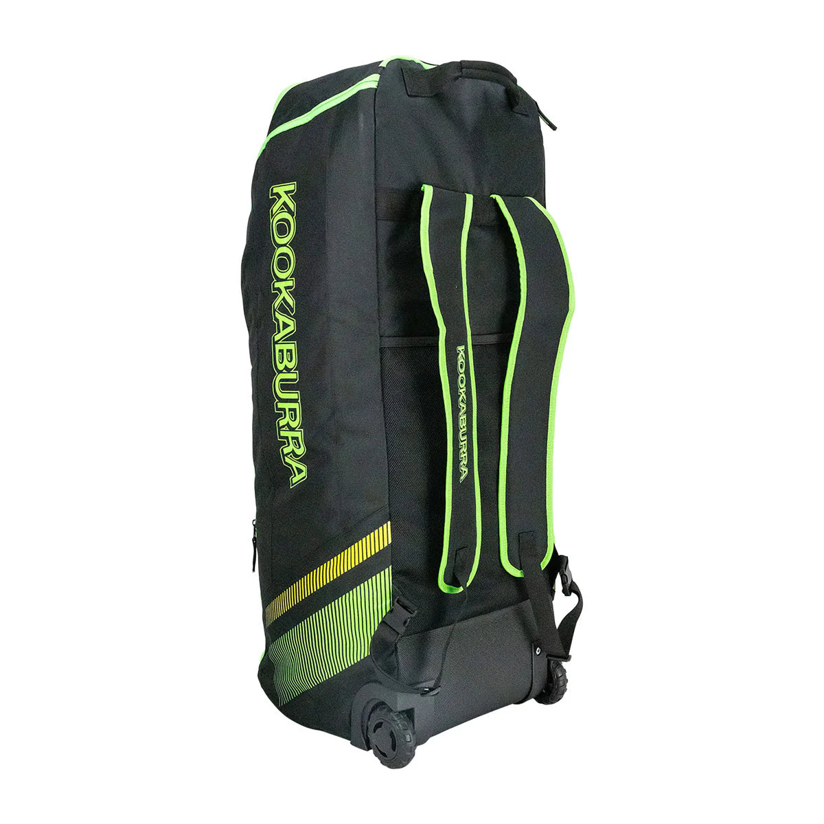 Kookaburra WD2000 Wheelie Duffle Bag 2026 (Black-Green)