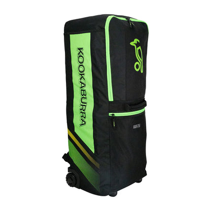 Kookaburra WD4000 Wheelie Duffle Bag 2026 (Black-Green)