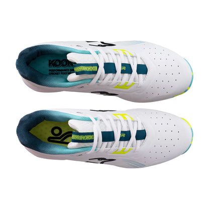 Kookaburra KC 3.0 Cricket Spike Shoes - Aqua-Yellow (2026)