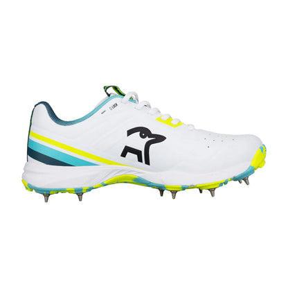 Kookaburra KC 3.0 Cricket Spike Shoes - Aqua-Yellow (2026)