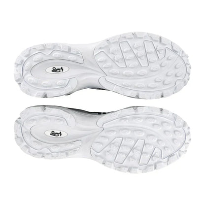 Kookaburra KC 3.0 Junior Cricket Rubber Shoes - White-Gold (2025)