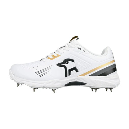 Kookaburra KC 3.0 Junior Cricket Spikes - Gold-Black (2025)