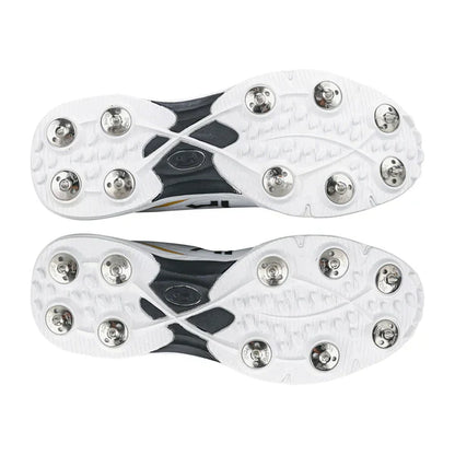 Kookaburra KC 3.0 Junior Cricket Spikes - Gold-Black (2025)