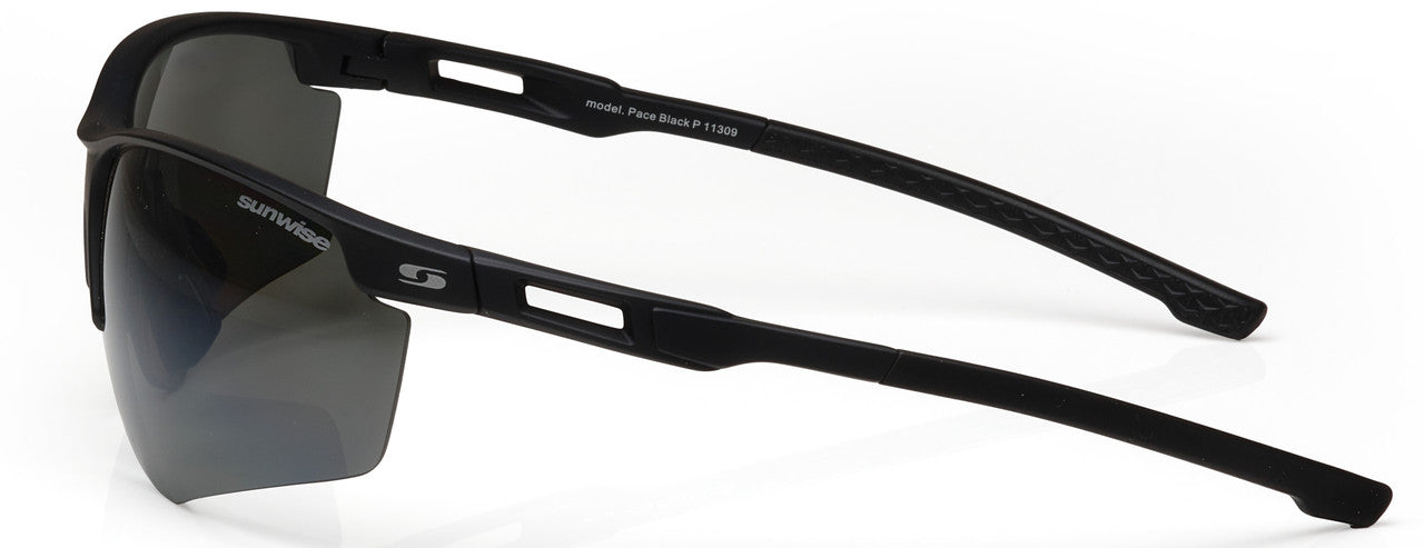 Sunwise Pace Sunglasses with Polarised Lens - Black