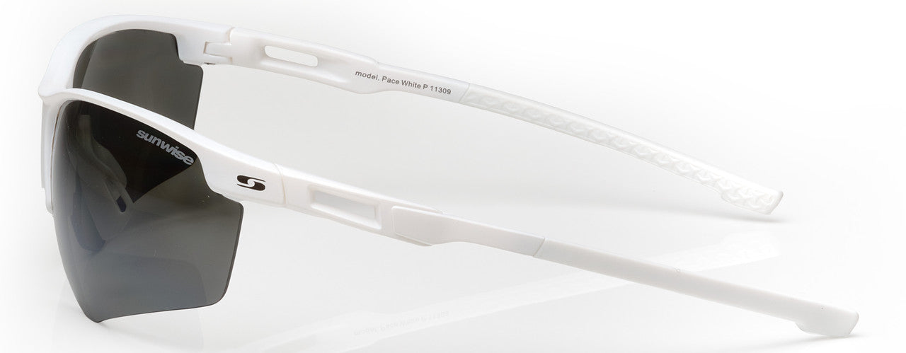 Sunwise Pace Sunglasses with Polarised Lens - White