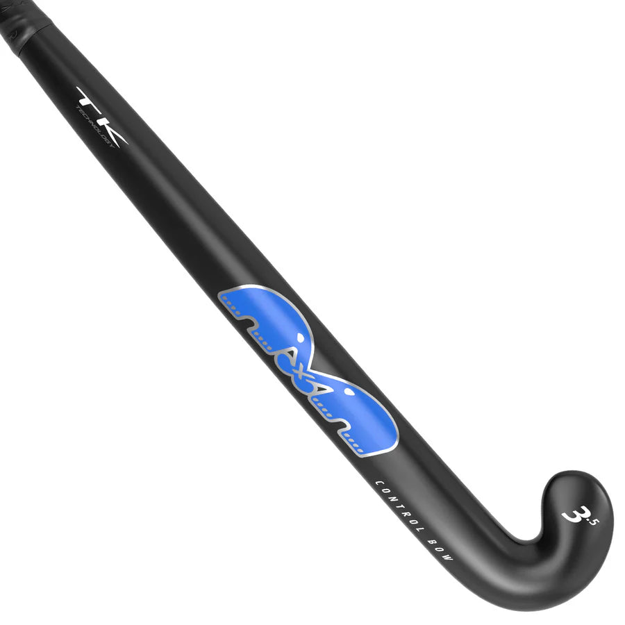 TK 3.5 Control Bow Hockey Stick - Black/Blue (2023/2024)