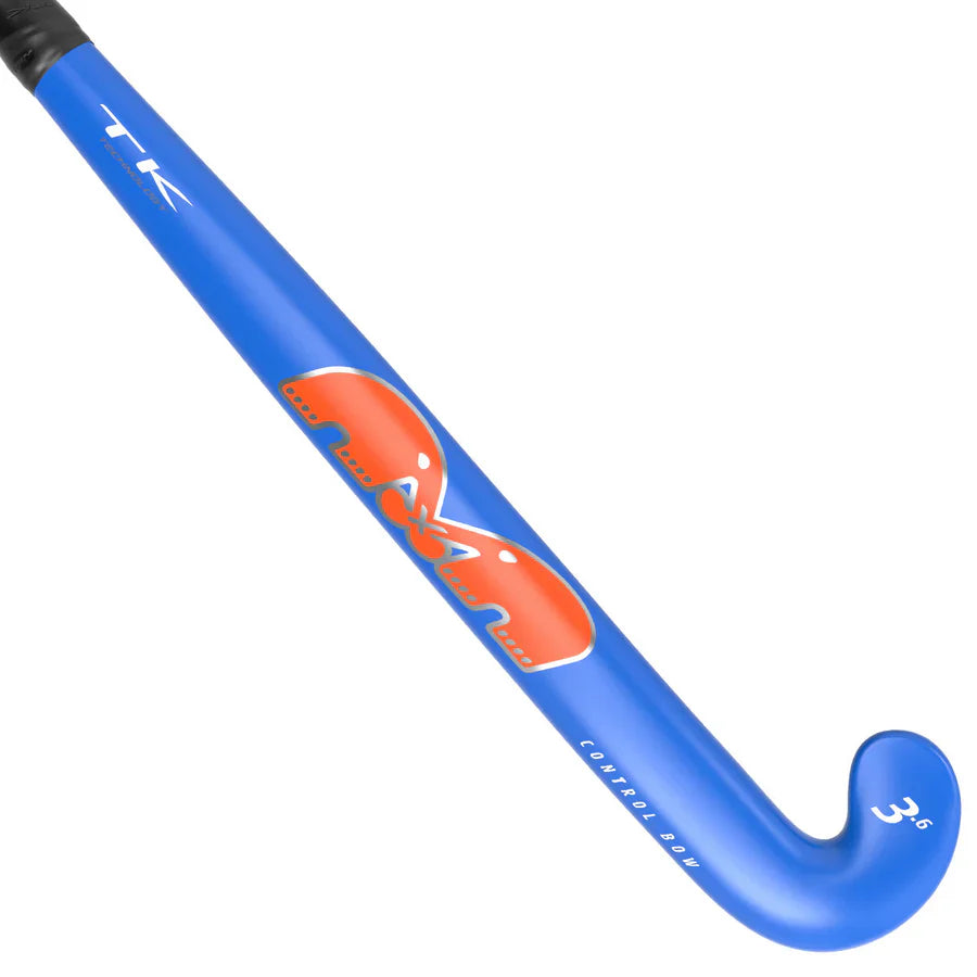 TK 3.6 Control Bow Hockey Stick - Blue/Orange (2023/2024)