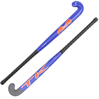 TK 3 Junior Control Bow Hockey Stick - Blue/Orange (2023-24)