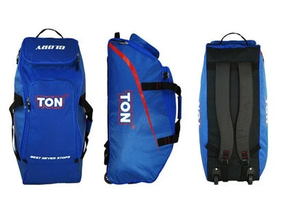 Ton Cricket Medium Blue Wheelie Duffle Bag