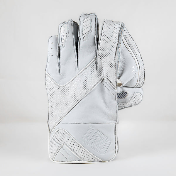 UZI Test Wicket Keeping Gloves 2024 - White