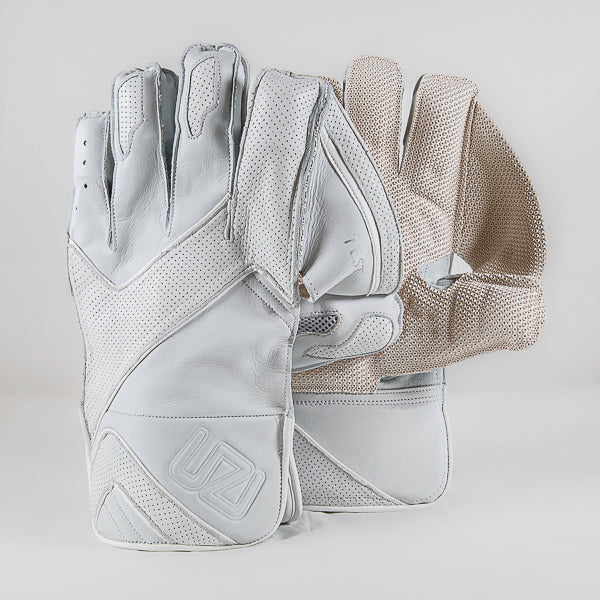 UZI Test Wicket Keeping Gloves 2024 - White